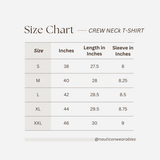 Nauticon Crew Neck T-Shirt for Men – White| Soft Cotton-Lycra Blend