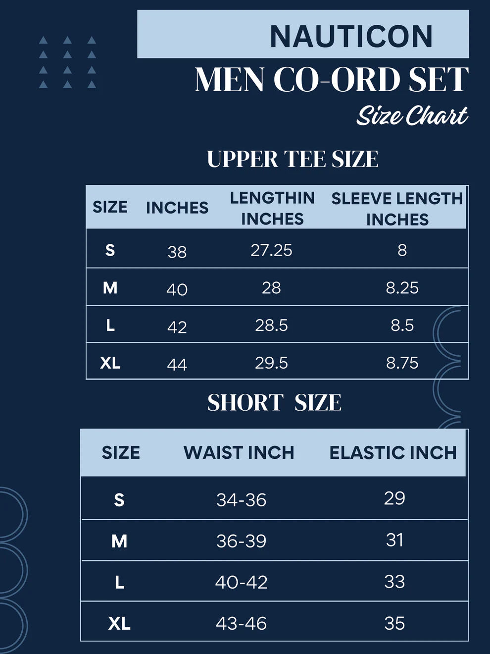 NAUTICON Men Round Neck t-Shirt and Shorts Co-Ord Set Teal Blue