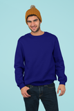 Navy Blue Essential Sweatshirt – Bio-Washed Cotton BEAST