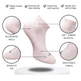 Generic 3_Pair Set Unisex Casual Cotton Printed Low Cut Socks (Multicolor)