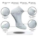 Generic 3_Pair Set Unisex Casual Cotton Printed Low Cut Socks (Multicolor)