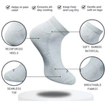 3_Pair Set Unisex Casual Cotton Printed Low Cut Socks (Multicolor)