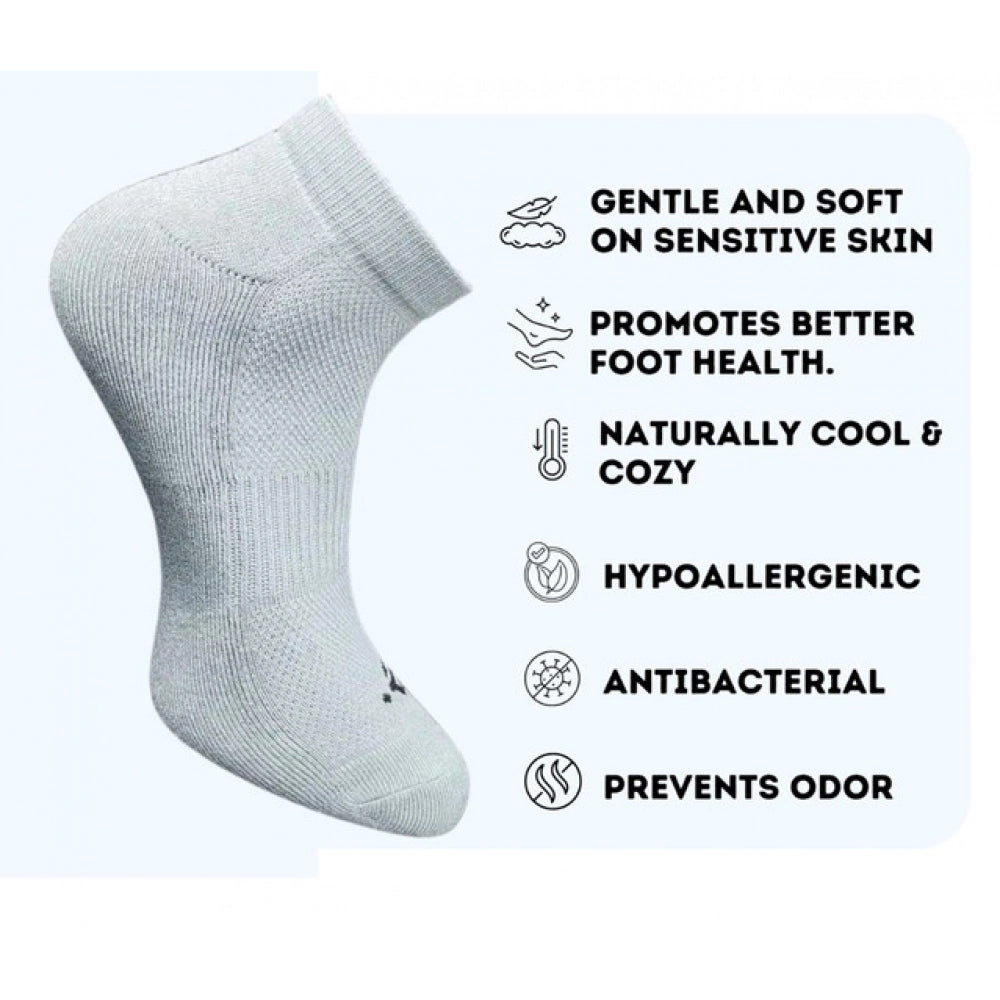 3_Pair Set Unisex Casual Cotton Printed Low Cut Socks (Multicolor)