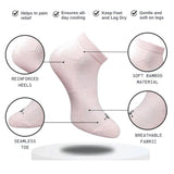 3_Pair Set Unisex Casual Cotton Printed Low Cut Socks (Multicolor)