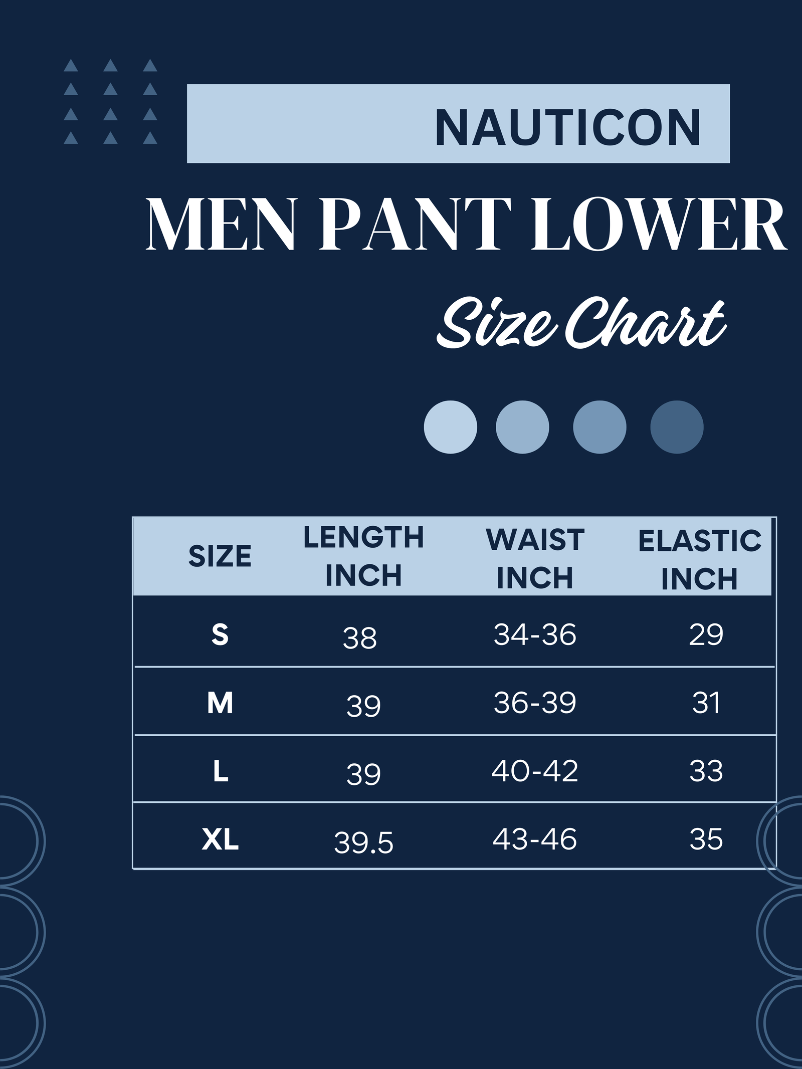 Pant Lowers For Men Black - NAUTICON WEARABLES