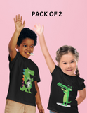 Crocodile Kids’ Animal Graphic T-Shirt – Fun & Stylish Wildlife Print BLACK