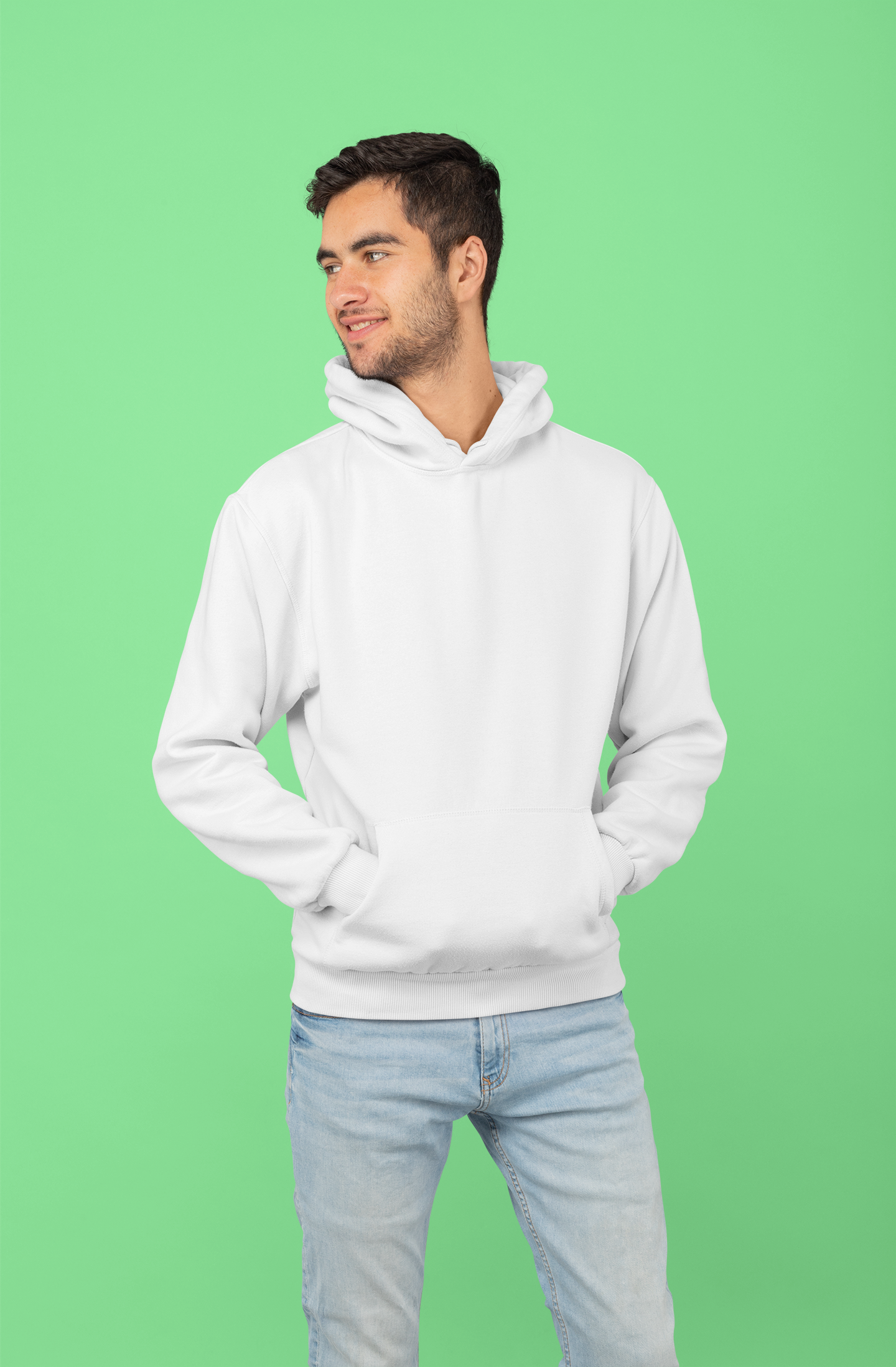 White Classic Hoodie