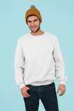 White Classic Sweatshirt – Premium Bio-Washed  RABBIT
