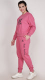 WOMEN WINTER WEAR CO-ORD SET MATTE PINK - NAUTICON WEARABLES