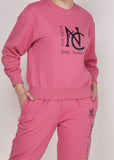 WOMEN WINTER WEAR CO-ORD SET MATTE PINK - NAUTICON WEARABLES