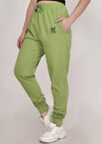 WOMEN WINTER WEAR JOGGER GREEN - NAUTICON WEARABLES