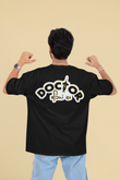 White Oversized T-Shirt for Men – Black DOCTOR BACK Design
