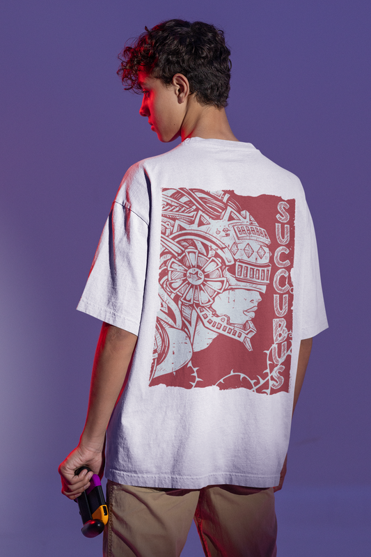 Custom T-Shirt for Men Color White Designious BAMF BACK