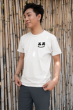 Minimalist Smiley Face T-Shirt – Casual & Trendy Tee White