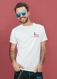 WHITE SHIVA Logo T-Shirt for Men – `Cotton Tee White