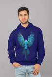 Majestic Blue Macaw Wings Hoodie – Navy Edition