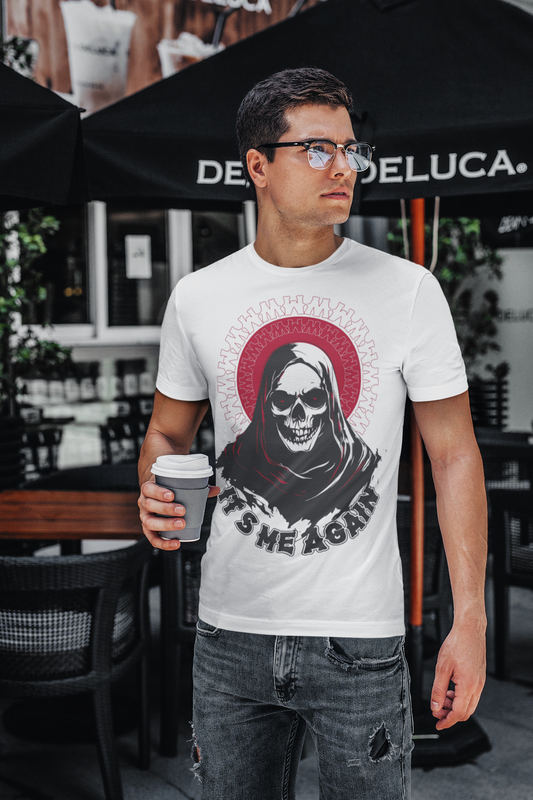 Its Me Again Custom T-Shirt for Men Color White Front