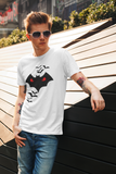 Men’s Graphic T-Shirt – "Bat Eyes" Minimal Streetwear Design